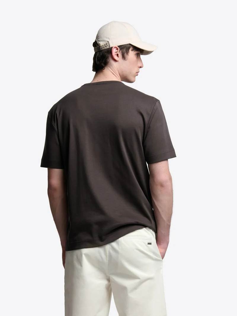 T-shirt col rond en coton