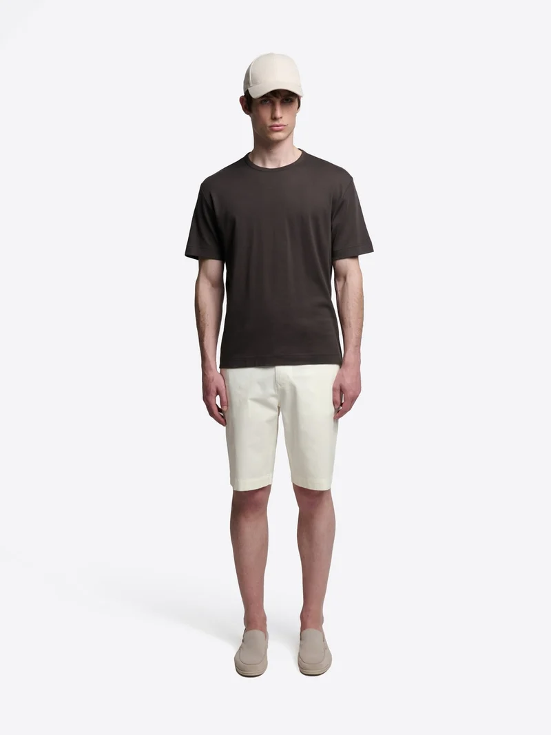 T-shirt col rond en coton