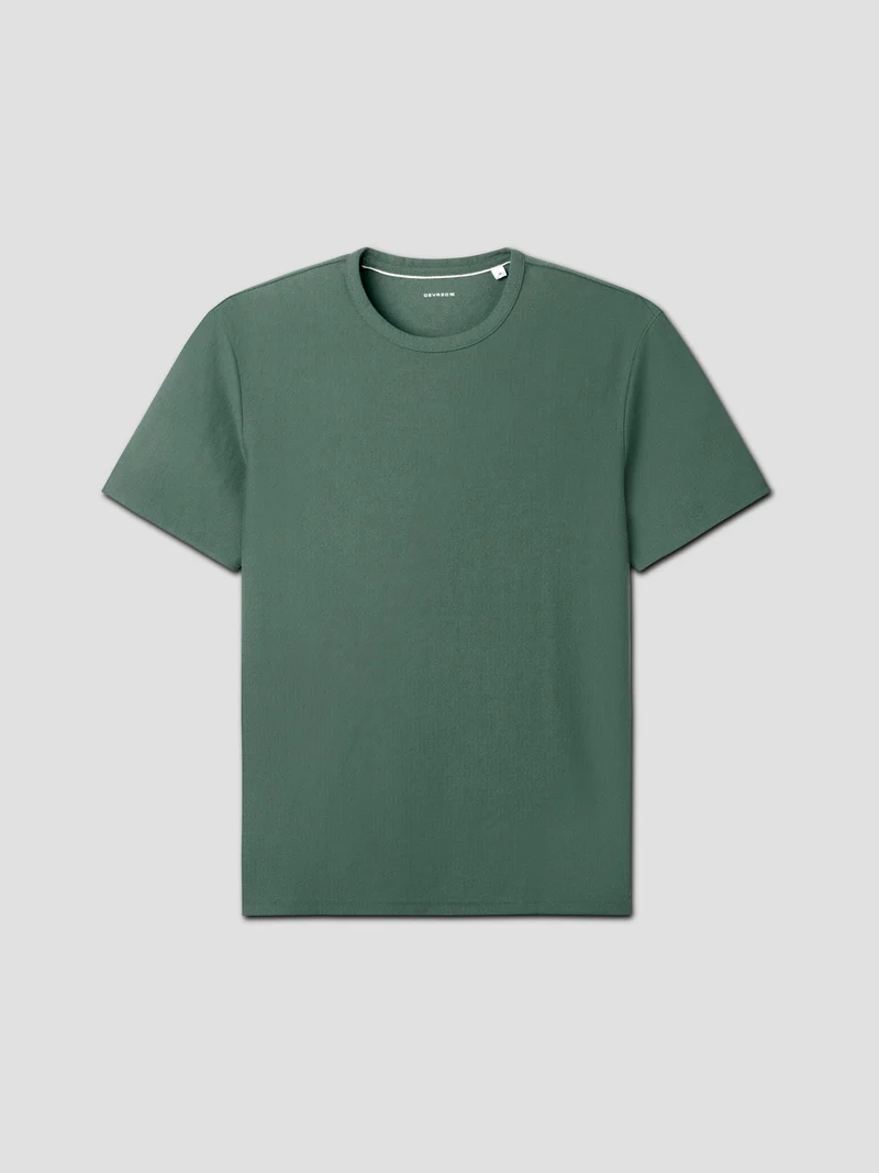 T-shirt col rond touché crêpe