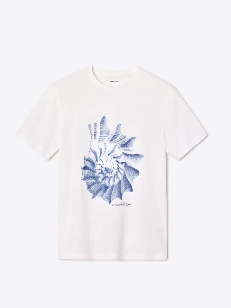T-shirt col rond en coton