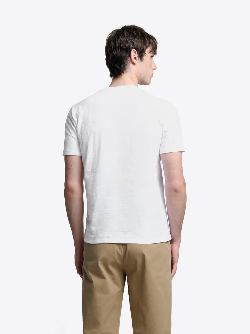 T-shirt col rond en coton