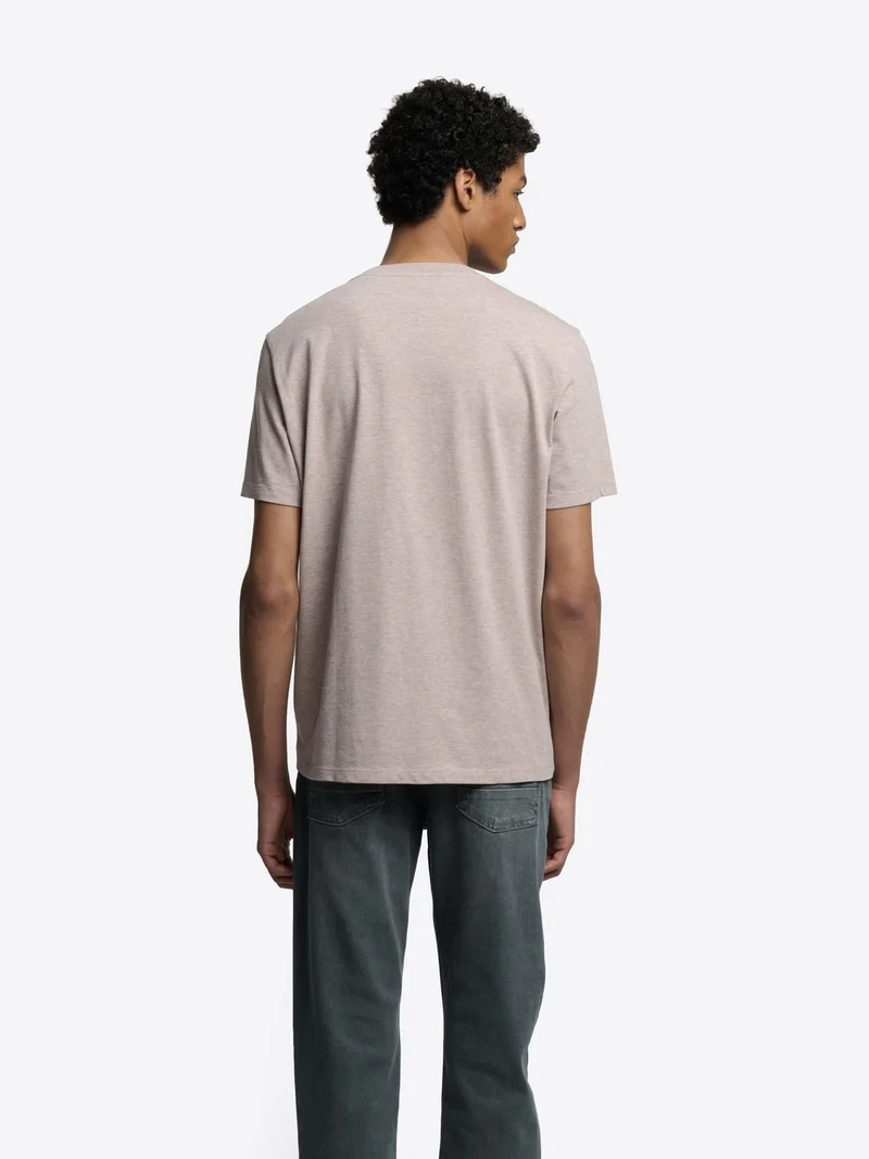 T-shirt col rond en coton