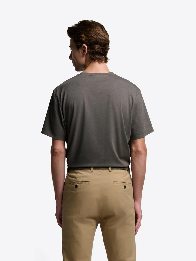 T-shirt col rond mélange coton Supima®