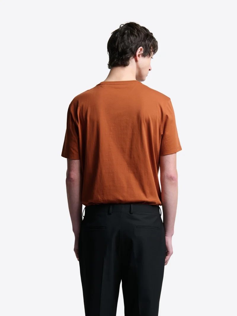 T-shirt col rond en coton Supima®