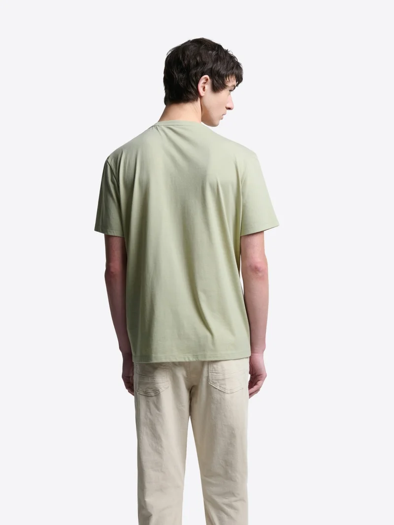 T-shirt col rond mélange coton Supima®