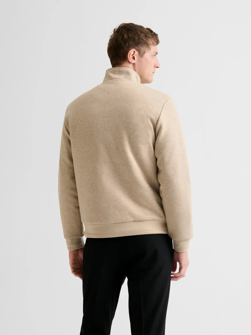 Sweat col montant chiné
