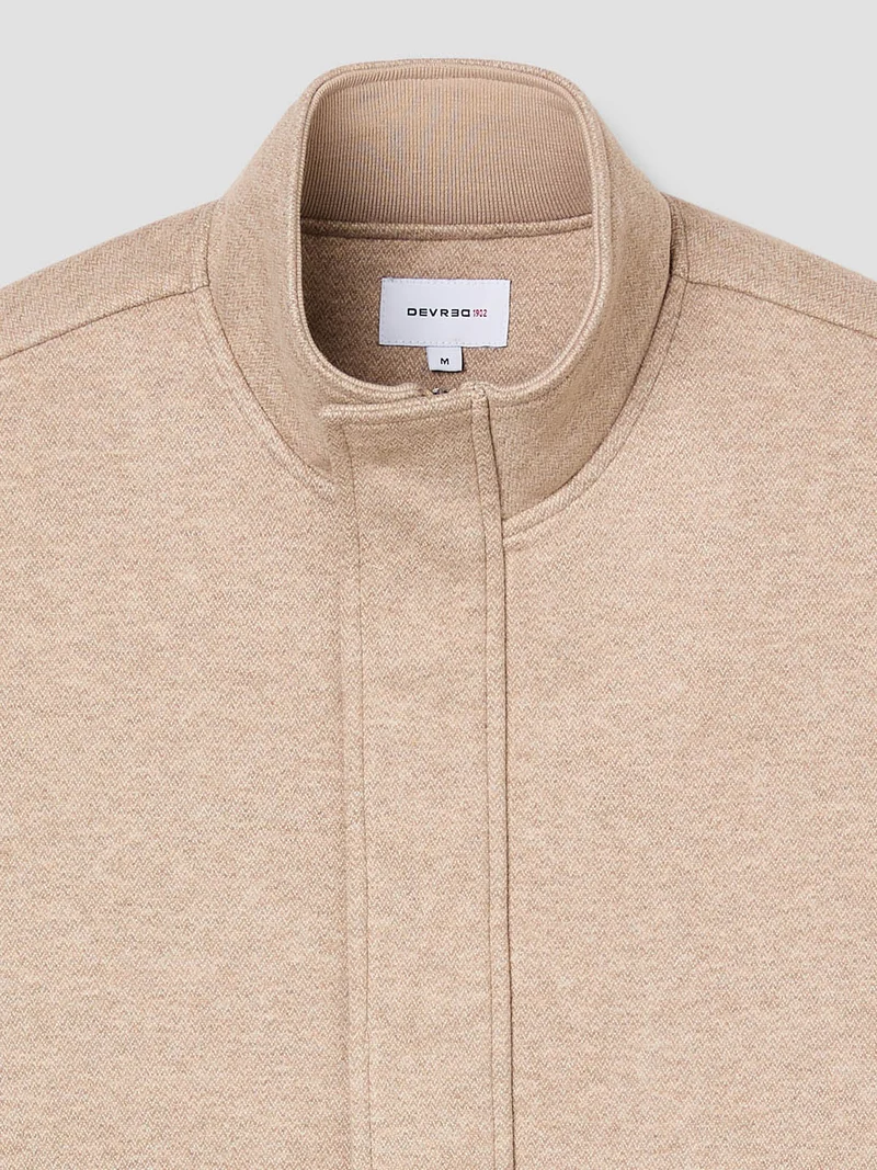 Sweat col montant chiné