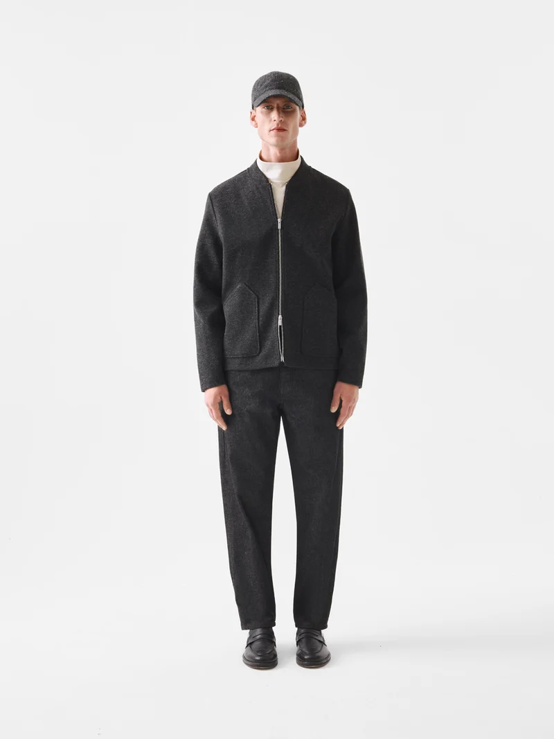 Veste légère col teddy - L'atelier