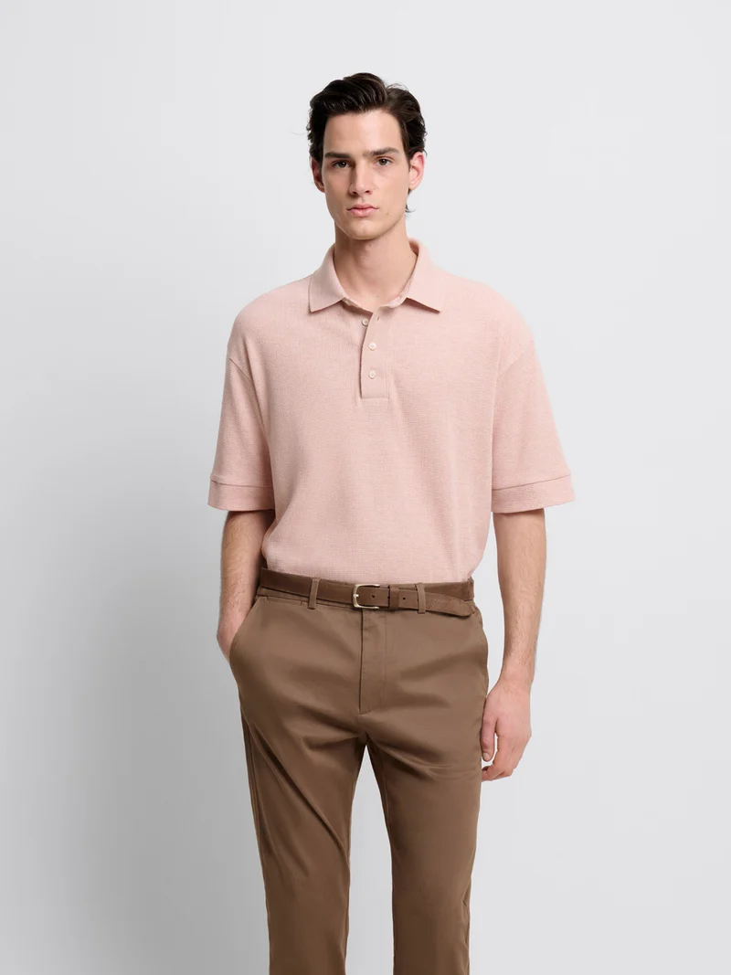 Polo col boutonné regular