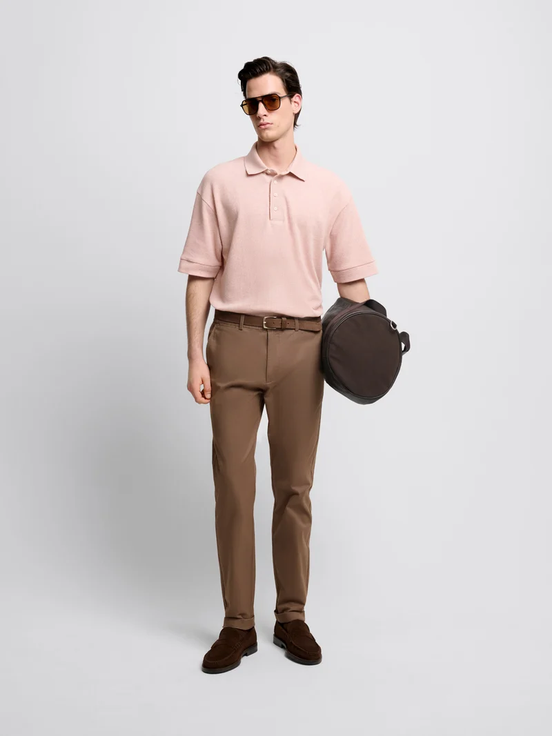 Polo col boutonné regular