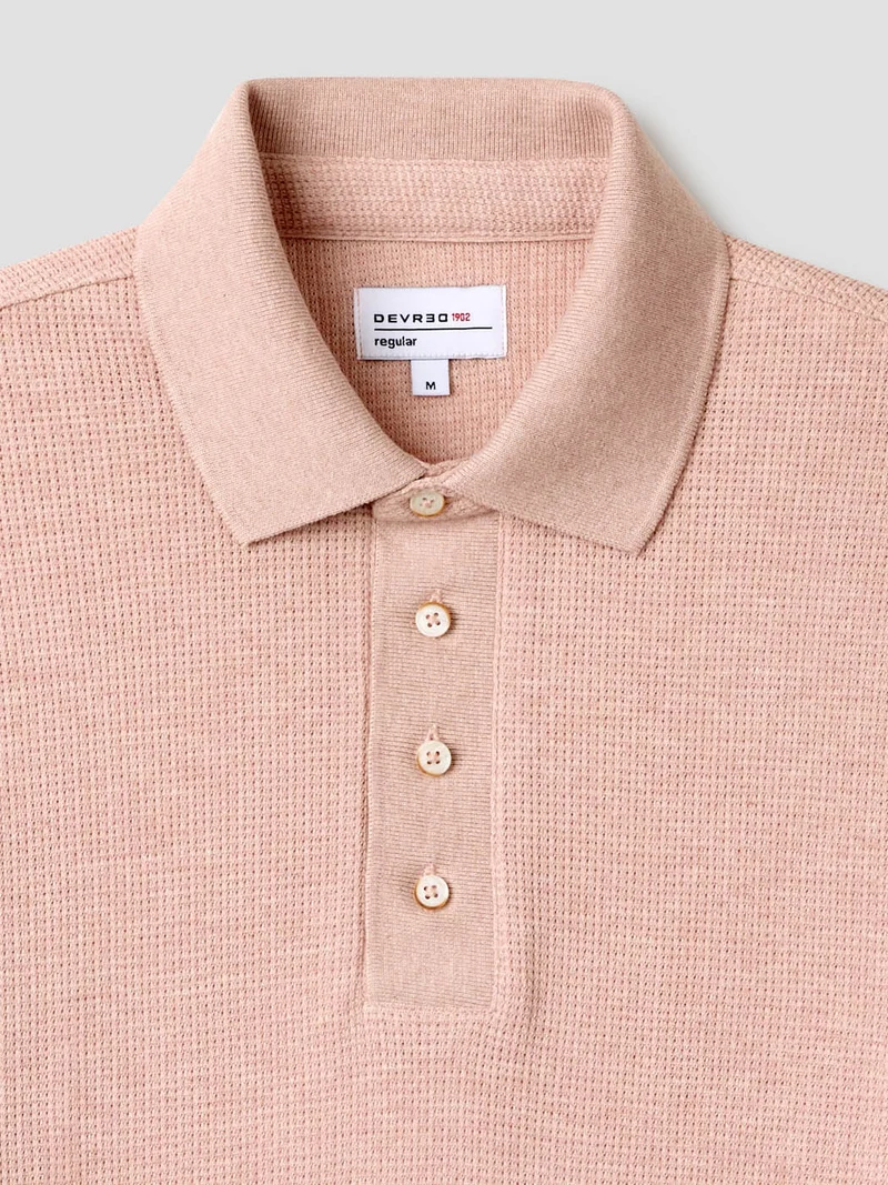 Polo col boutonné regular