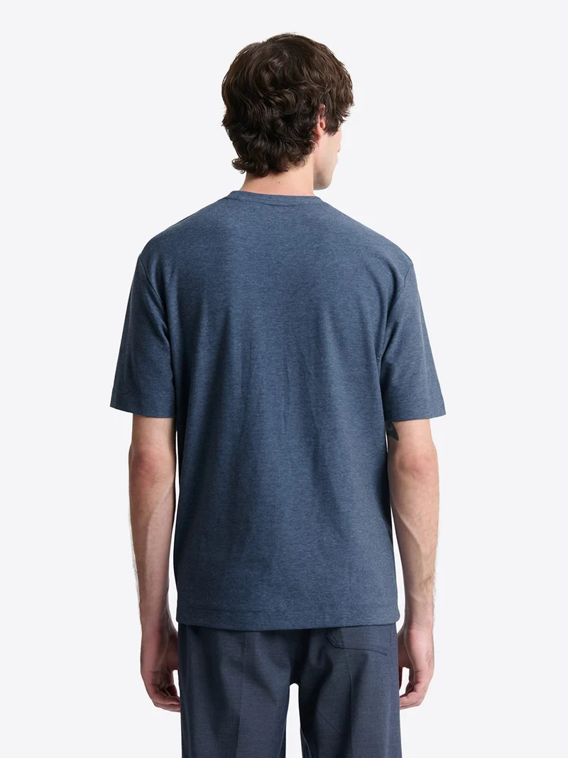 T-shirt col rond regular en coton