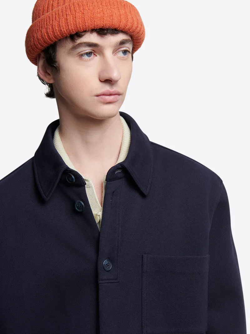 Sweat boutonné col chemise - L'atelier