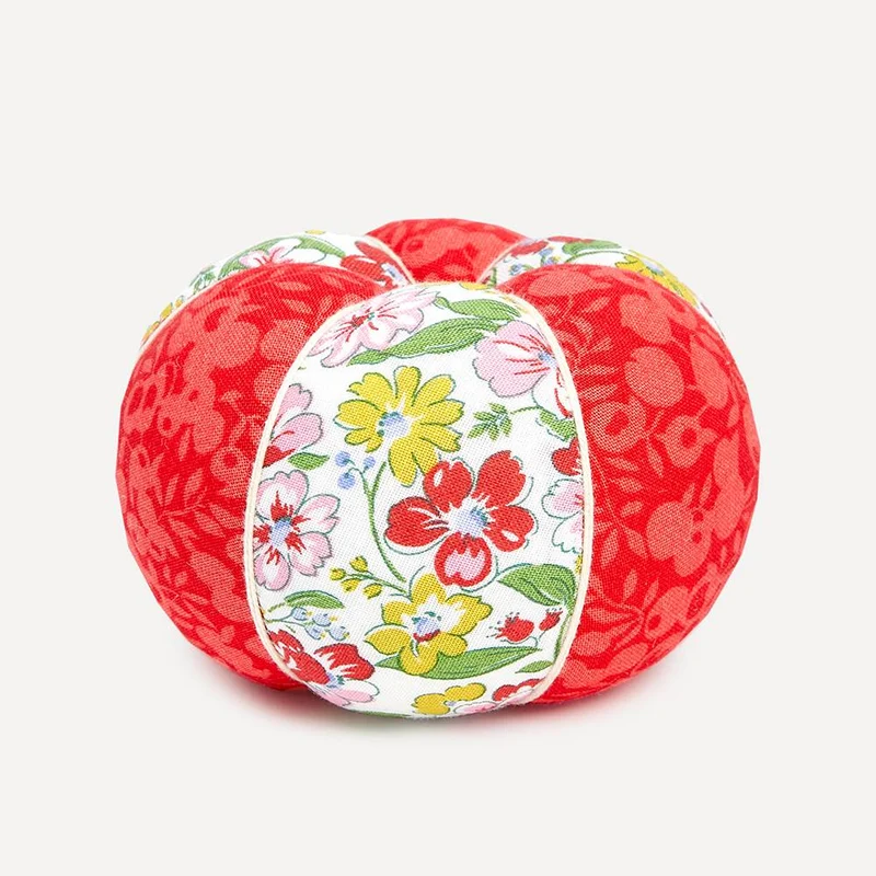 Liberty | Coussin à épingles rond | Joie florale