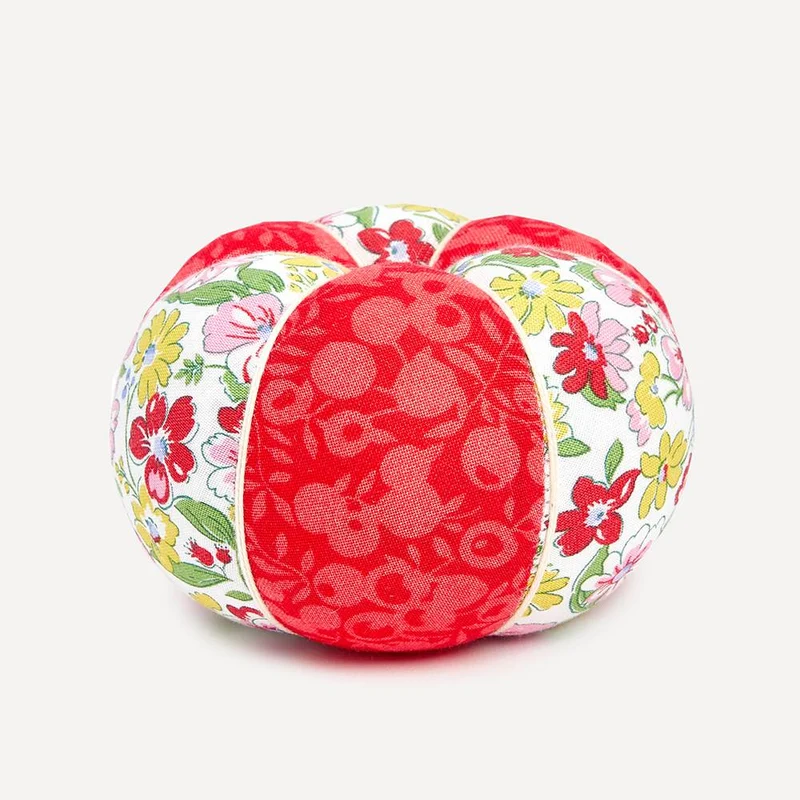 Liberty | Coussin à épingles rond | Joie florale