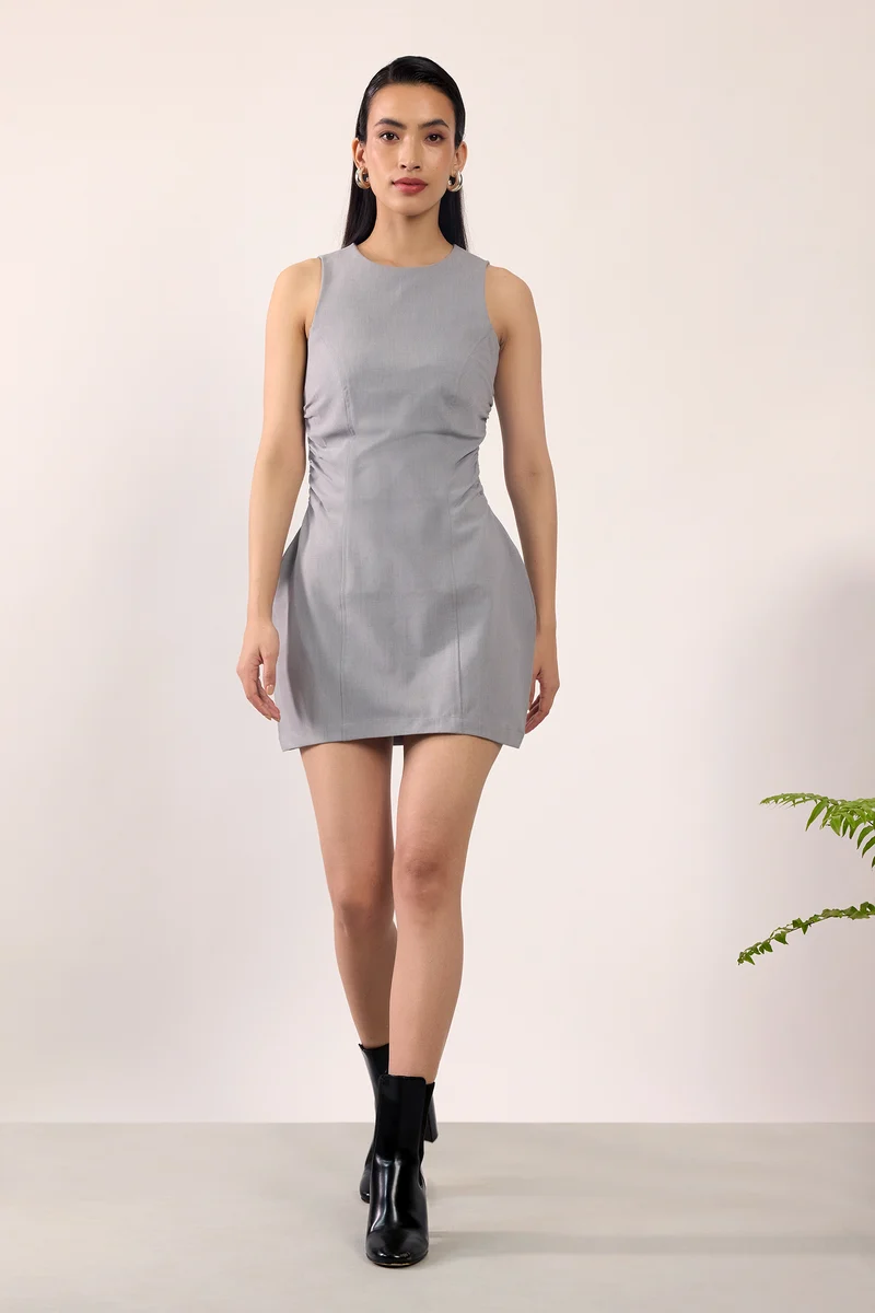 Leisha|Viscose Stretch Bodycon Mini Dress
