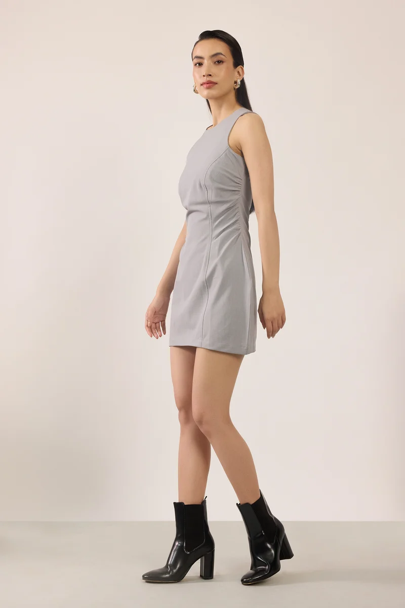 Leisha|Viscose Stretch Bodycon Mini Dress