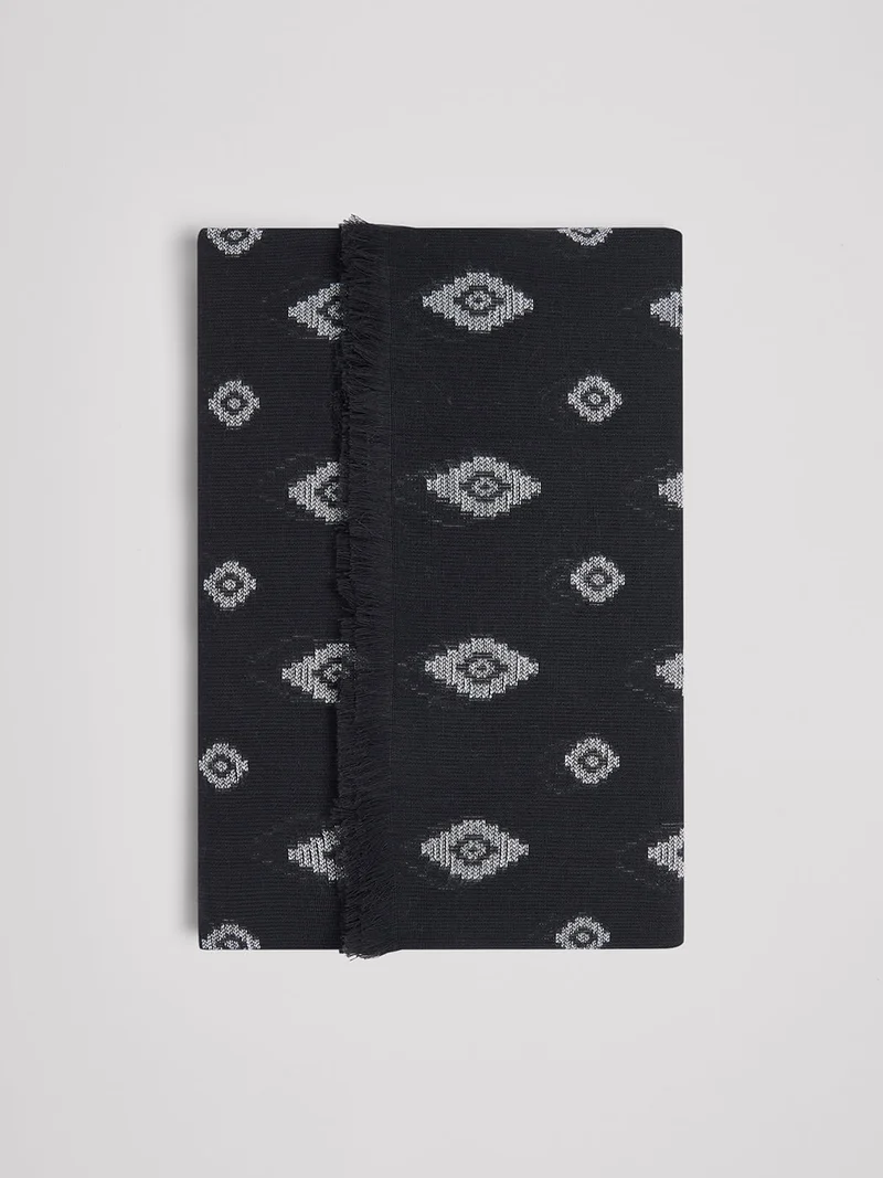 Echarpe en polyester/coton fantaisie