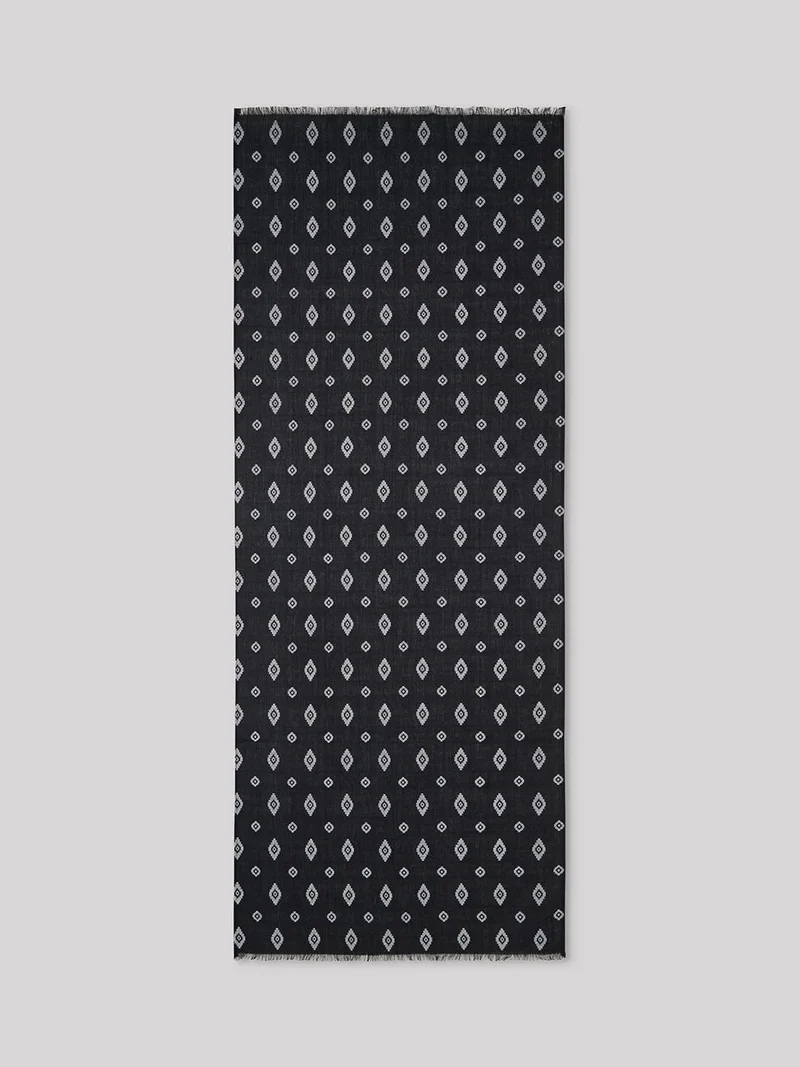 Echarpe en polyester/coton fantaisie