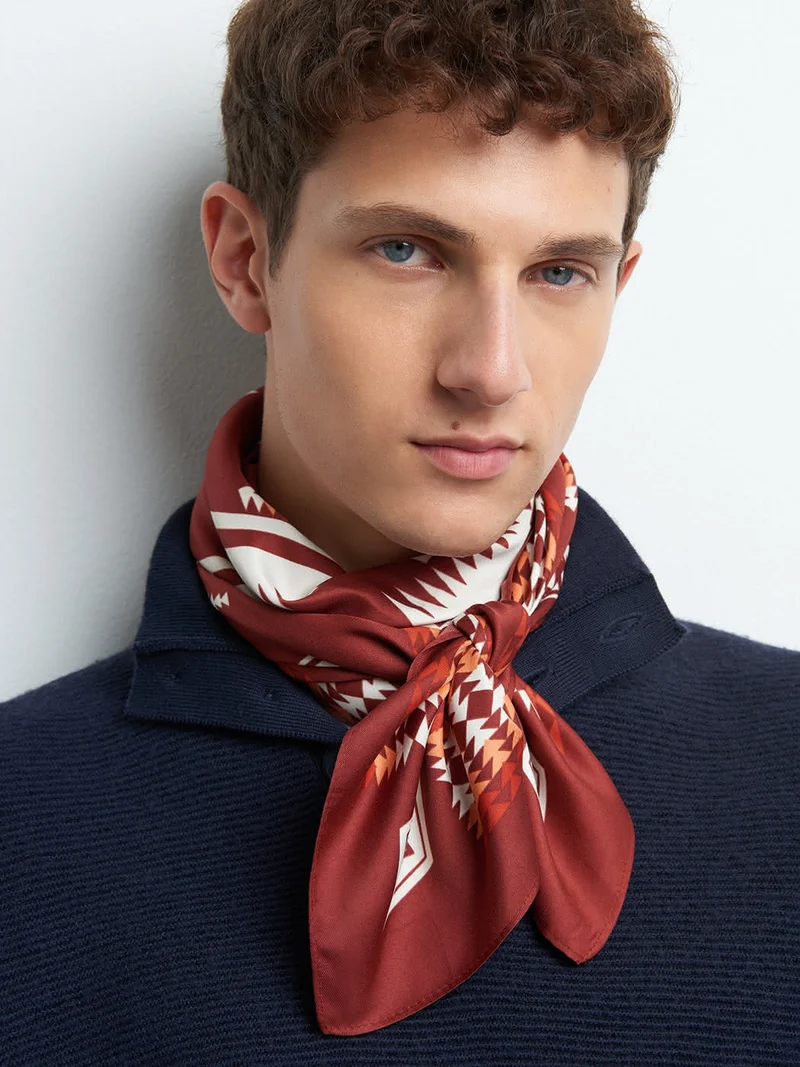 Foulard en polyester fantaisie