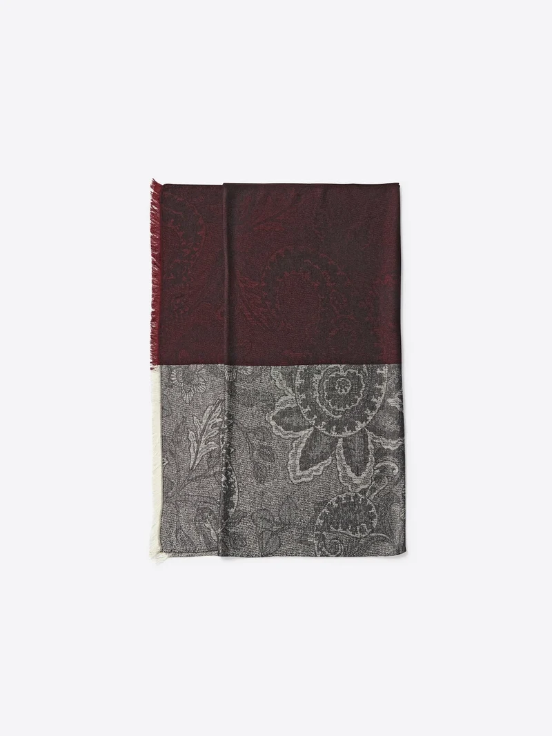 Coffret écharpe à motif cachemire