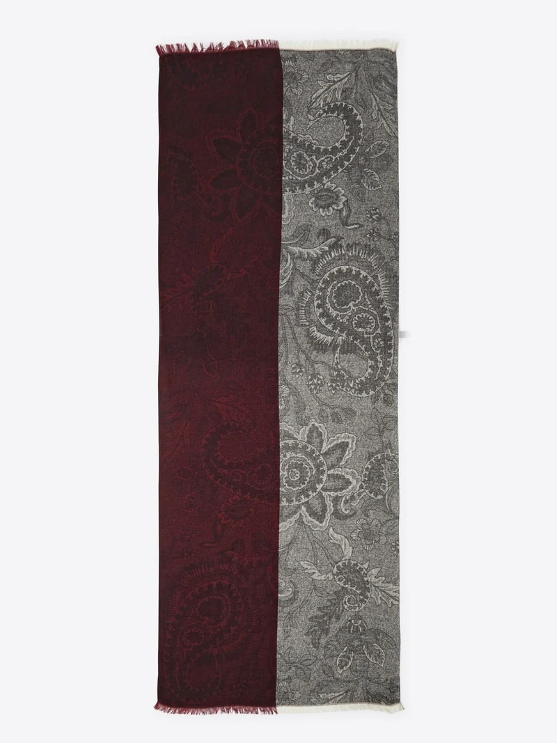 Coffret écharpe à motif cachemire