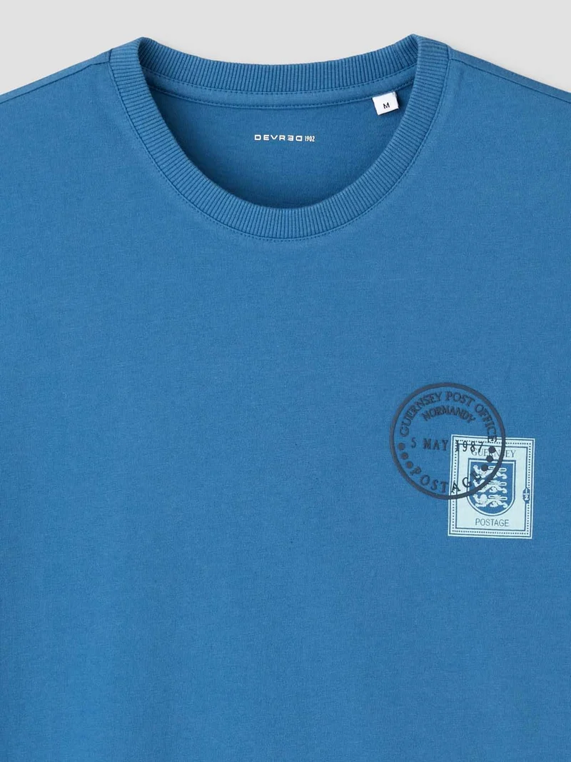 T-shirt col rond à motifs