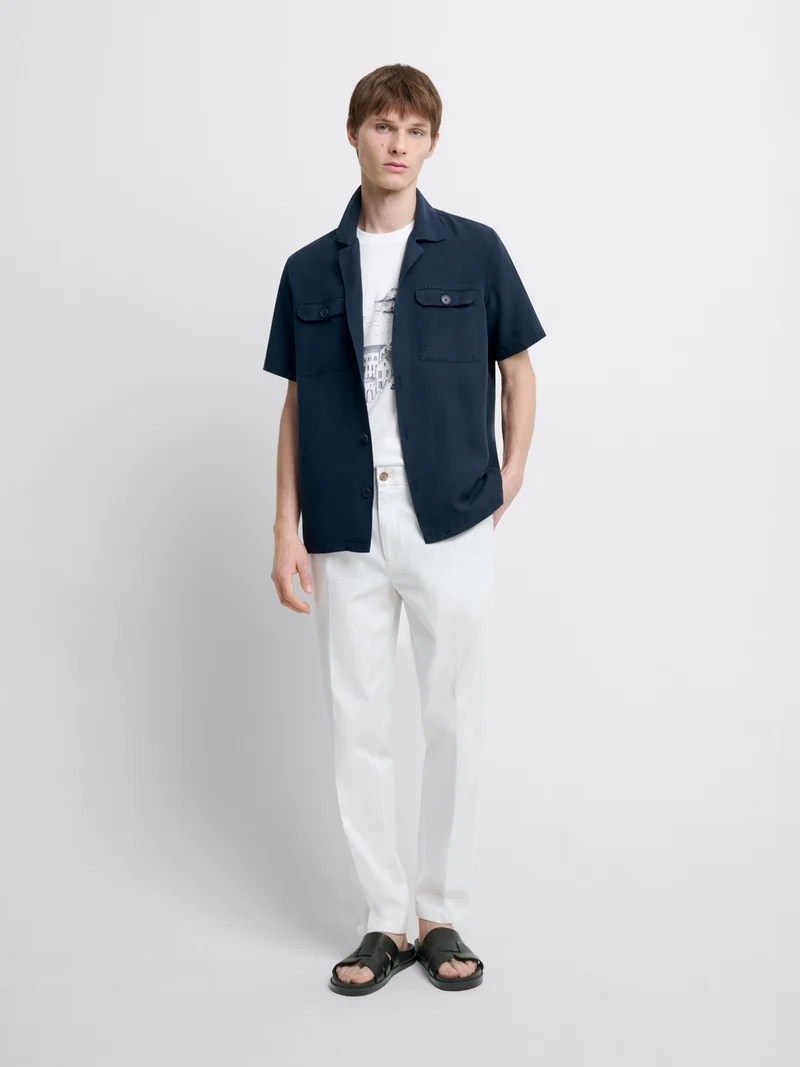 Chemise manches courtes regular