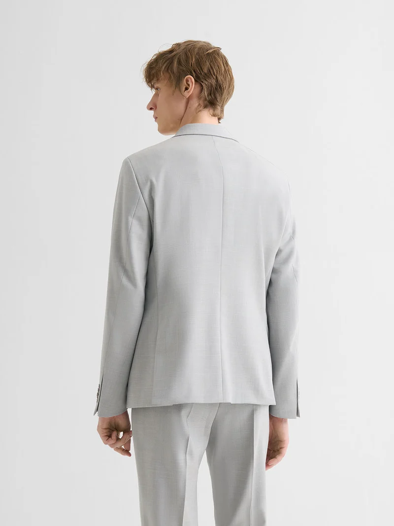 Veste de costume slim en laine vierge