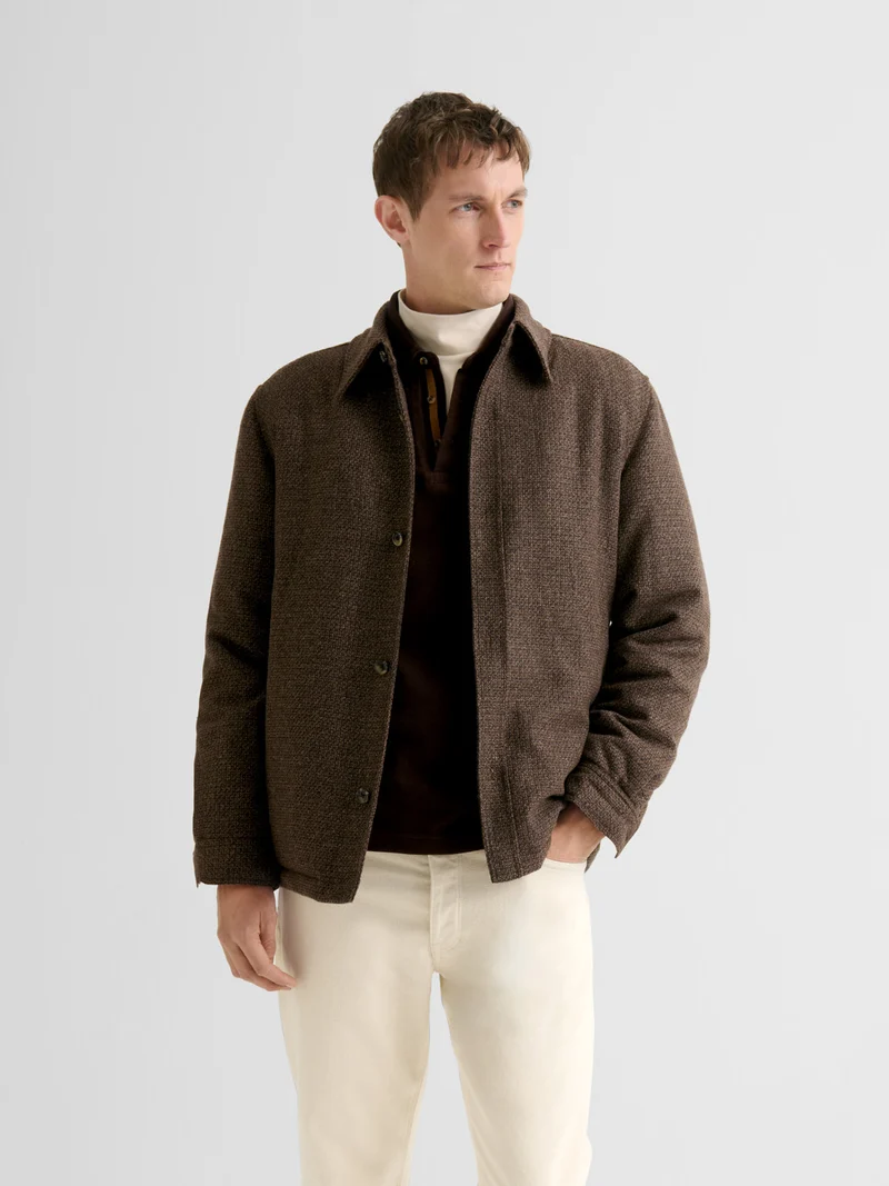 Surchemise regular jacquard