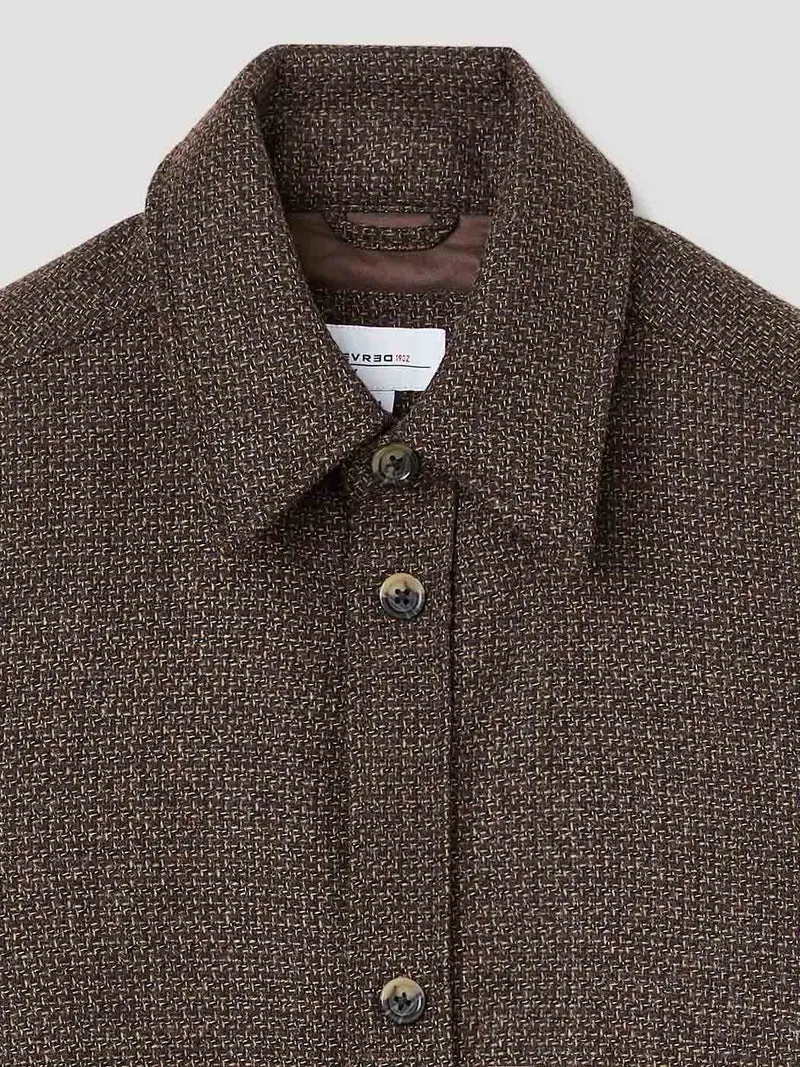 Surchemise regular jacquard