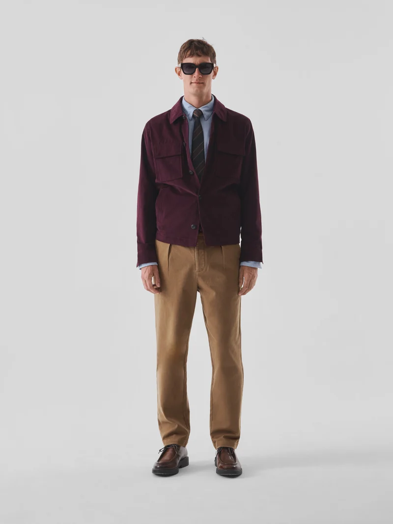 Chino slim à pinces