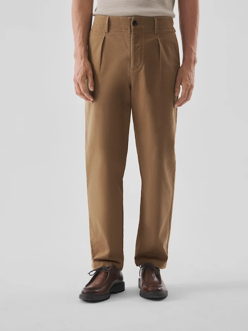 Chino slim à pinces