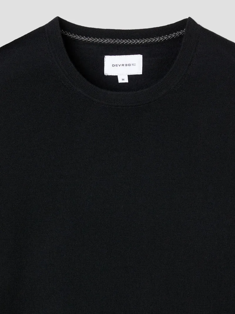 Pull col rond en laine Mérinos
