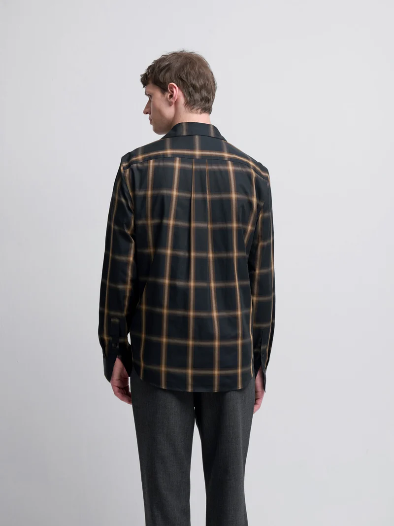 Chemise slim à carreaux