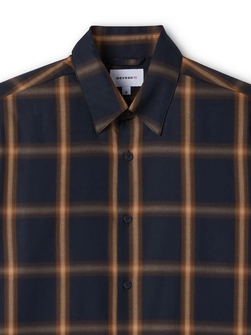 Chemise slim à carreaux
