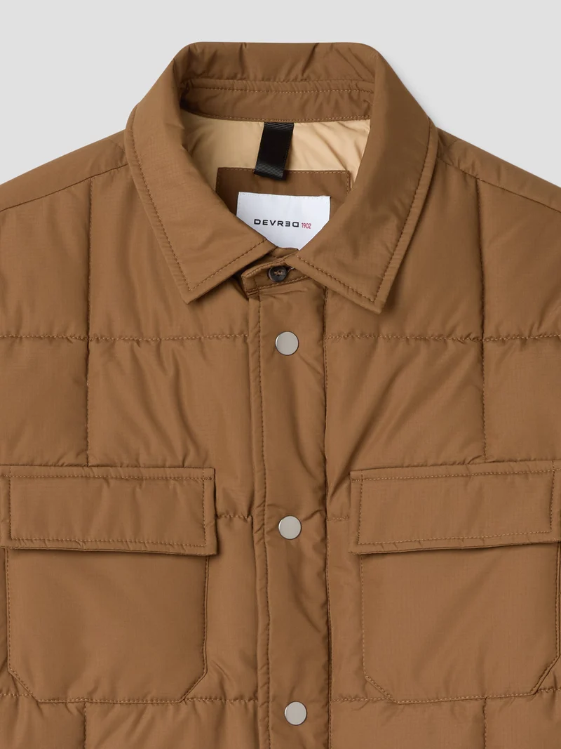 Blouson matelassée col chemise