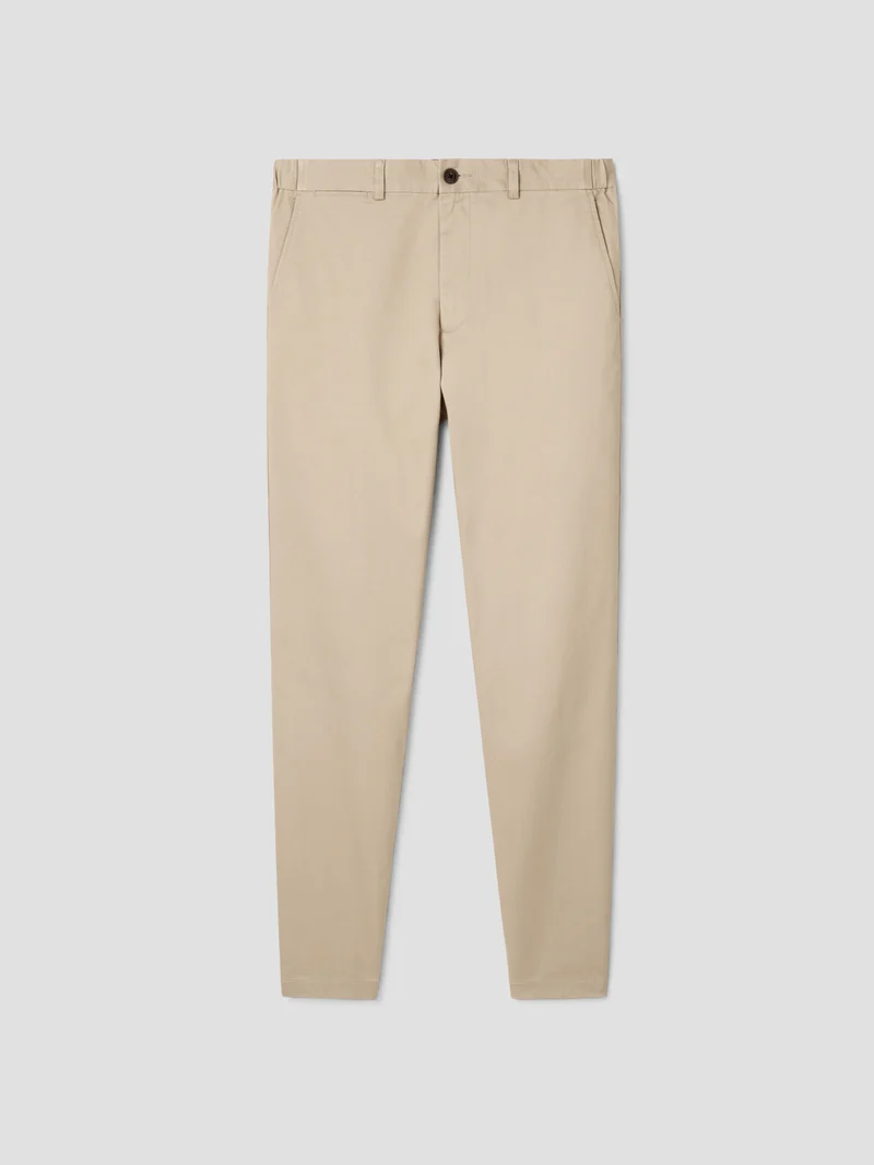 Chino en coton mélangé