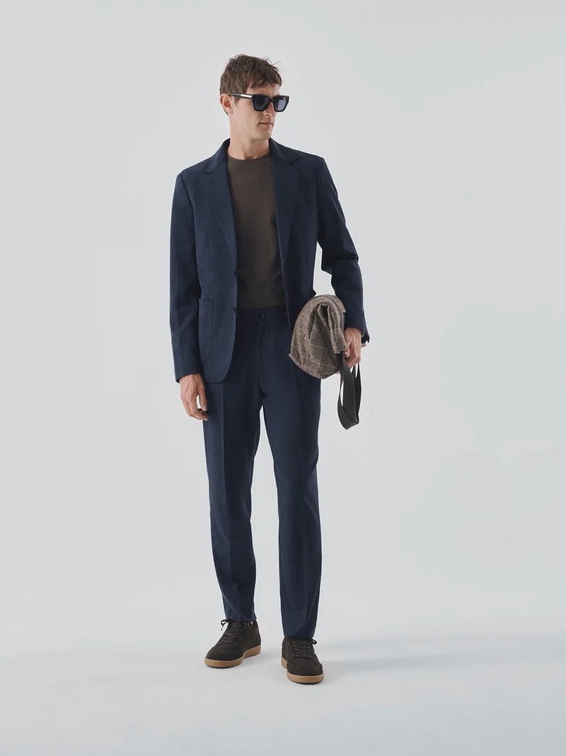 Pantalon de costume taille élastique