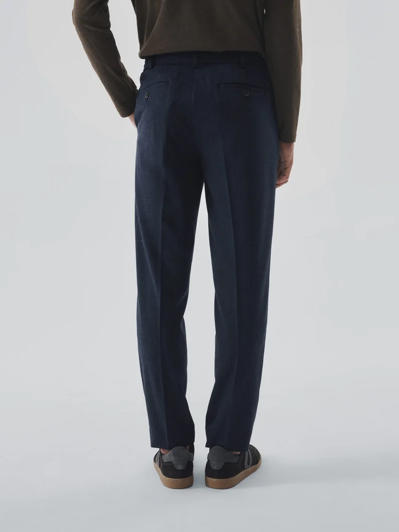 Pantalon de costume taille élastique