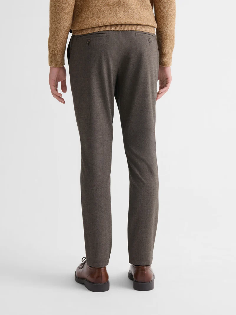 Chino slim taille semi-élastiquée