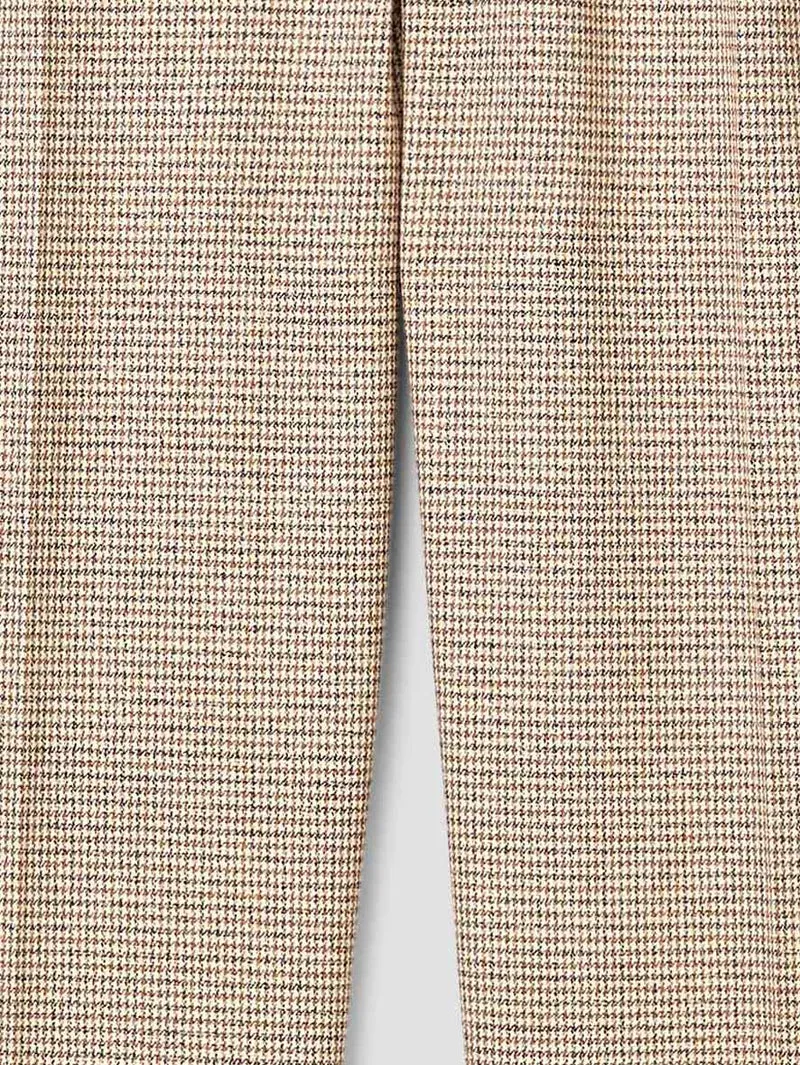 Chino coupe droite motif fantaisie