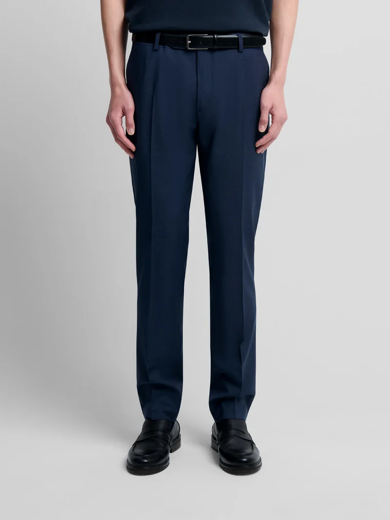 Pantalon de costume slim en laine