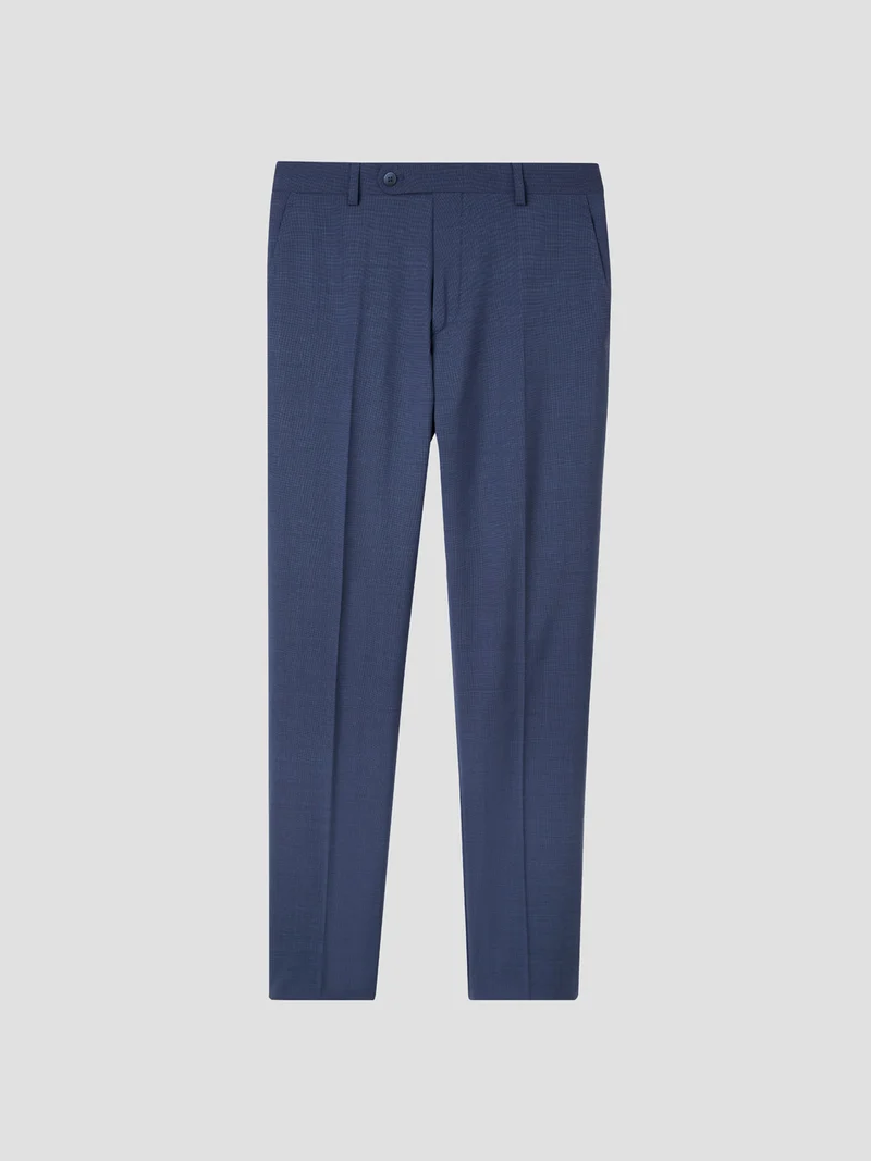 Pantalon de costume slim en laine