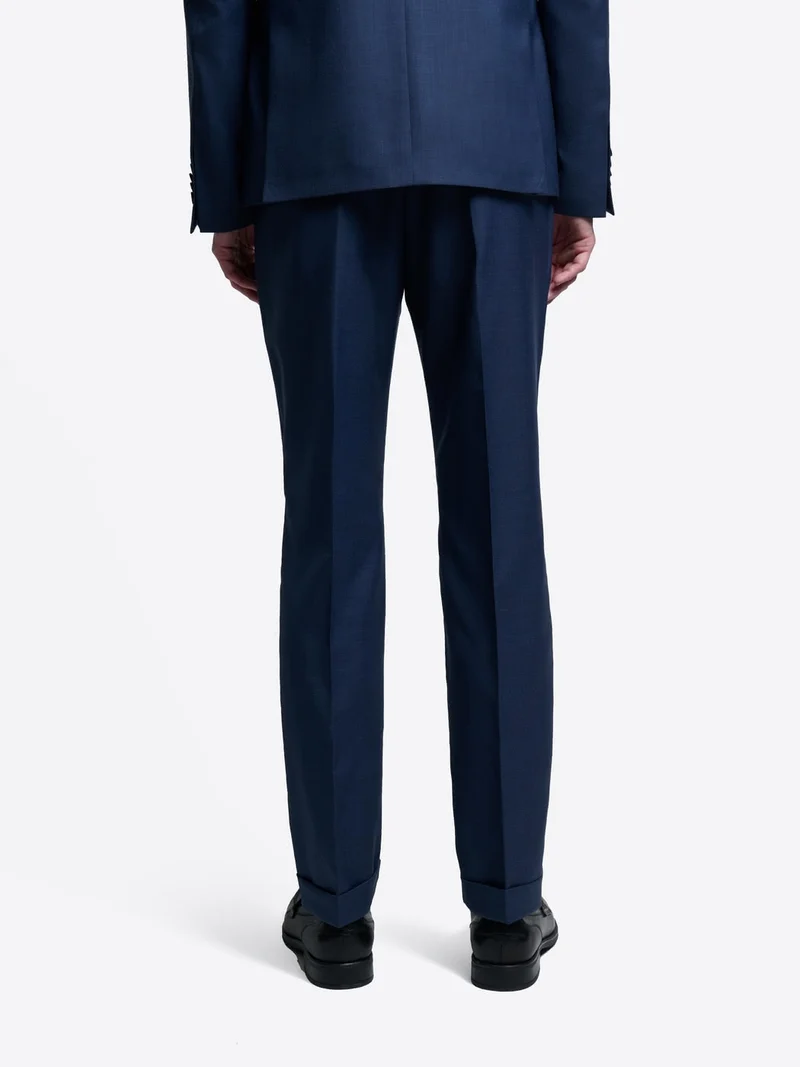 Pantalon de costume slim en laine