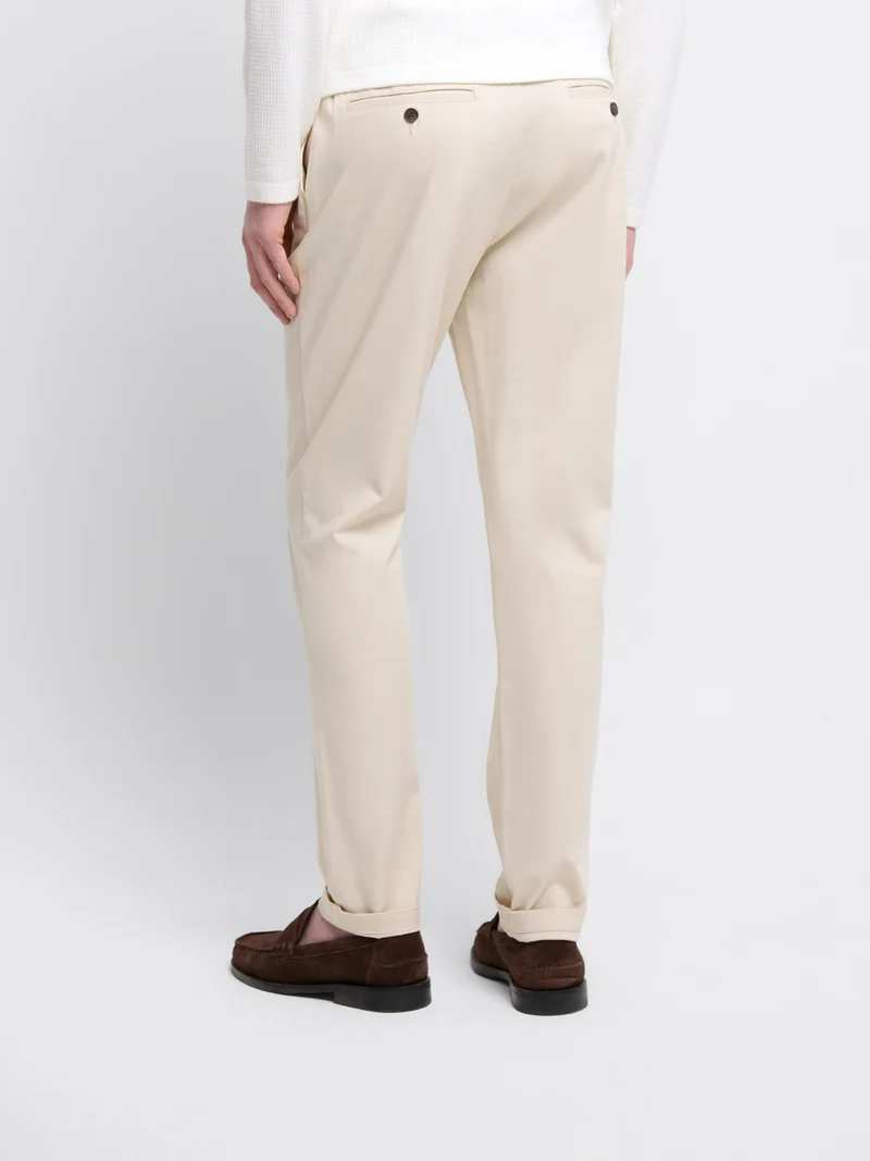 Chino en coton mélangé stretch