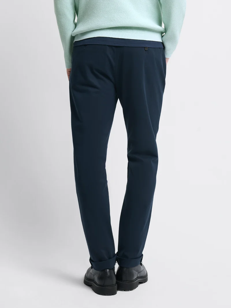 Chino en coton mélangé stretch