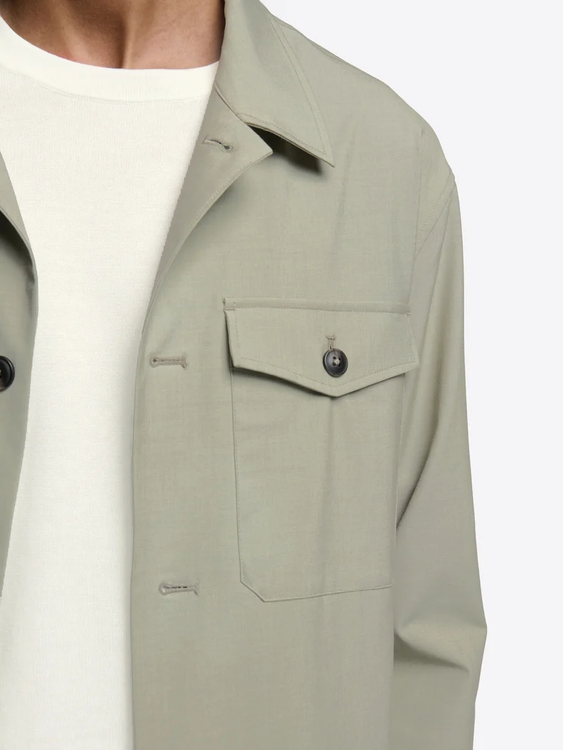 Veste casual regular col chemise