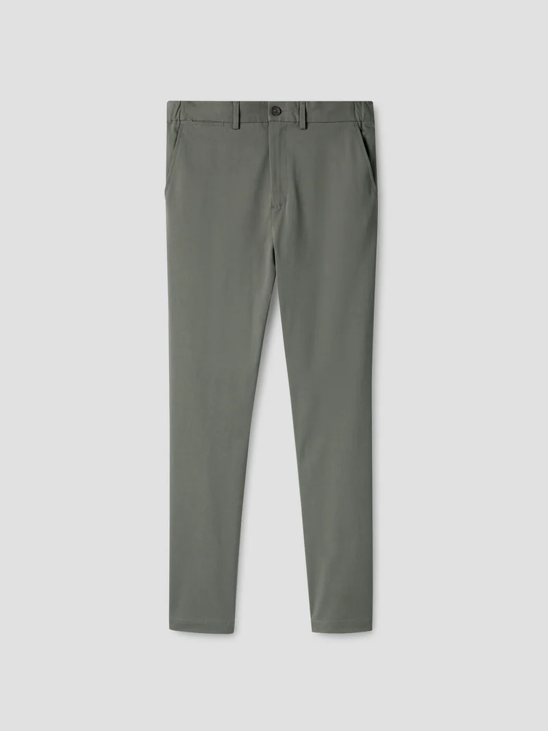 Chino en coton mélangé stretch