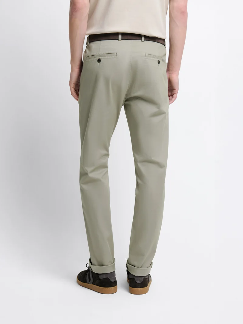 Chino en coton mélangé
